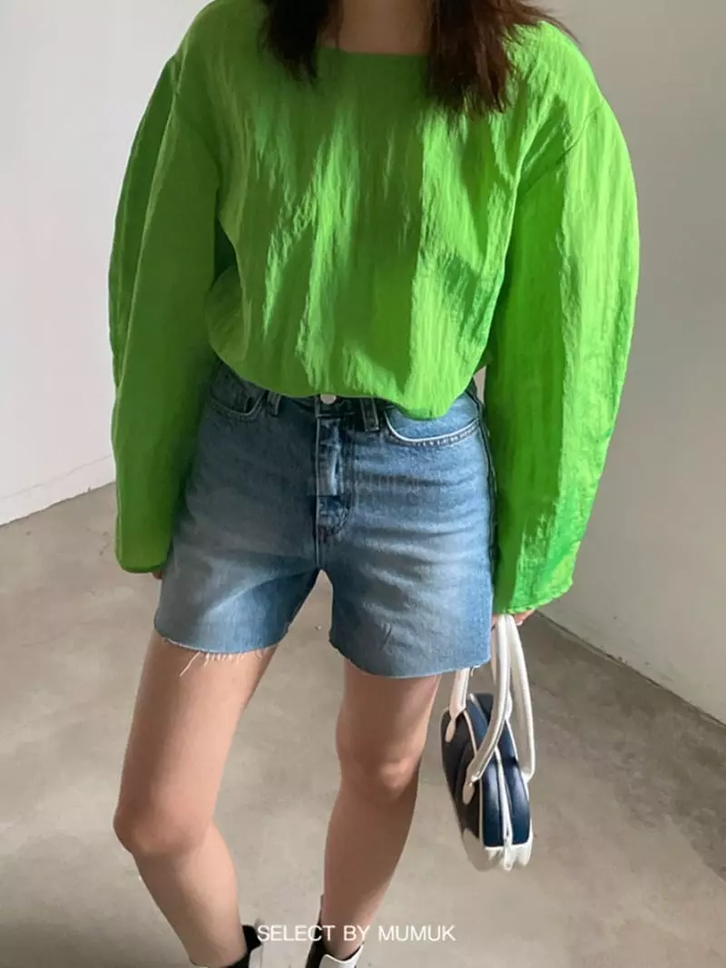 Buckle - Korean Women Fashion - #momslook - Anorak Round Tee - 4