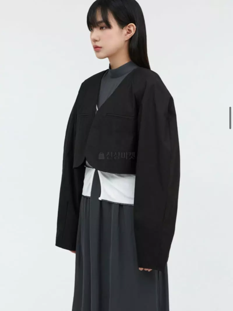 Buckle - Korean Women Fashion - #womensfashion - No Collar Jacket - 2