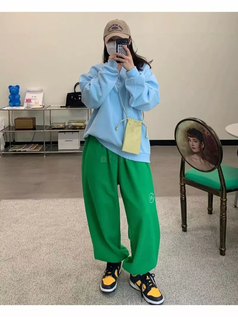 Buckle - Korean Women Fashion - #womensfashion - 93 Top Bottom Set - 3