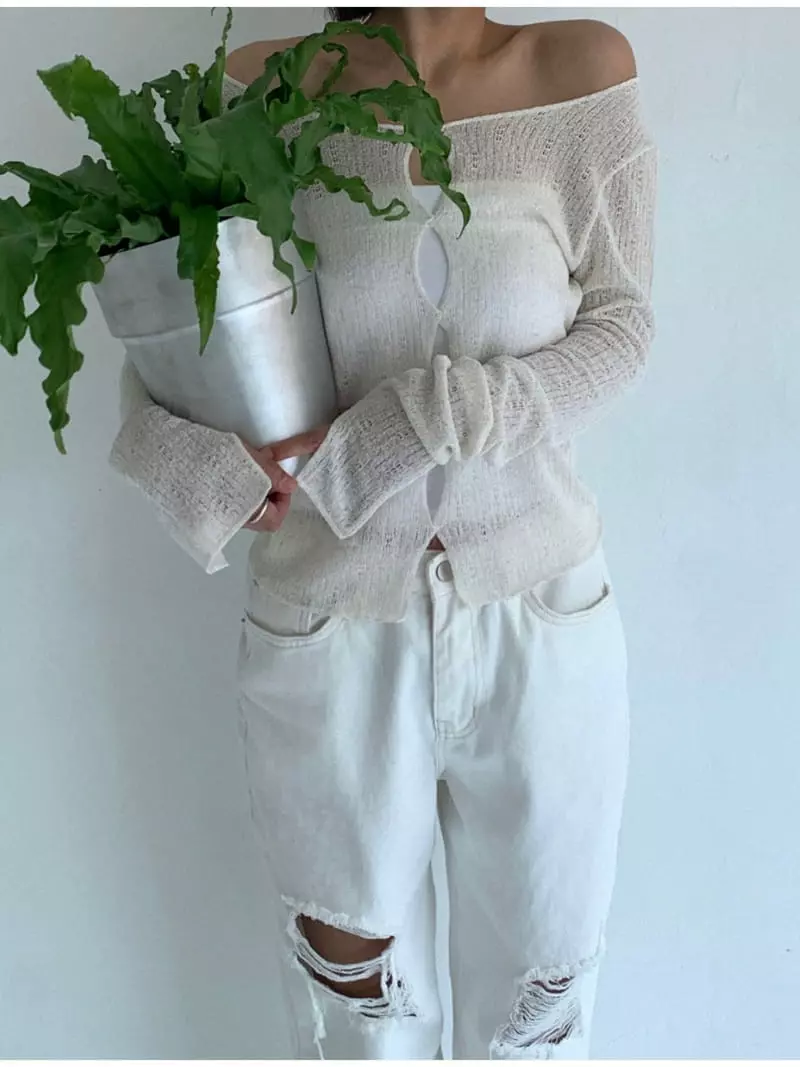 Buckle - Korean Women Fashion - #womensfashion - Wave Knit - 3