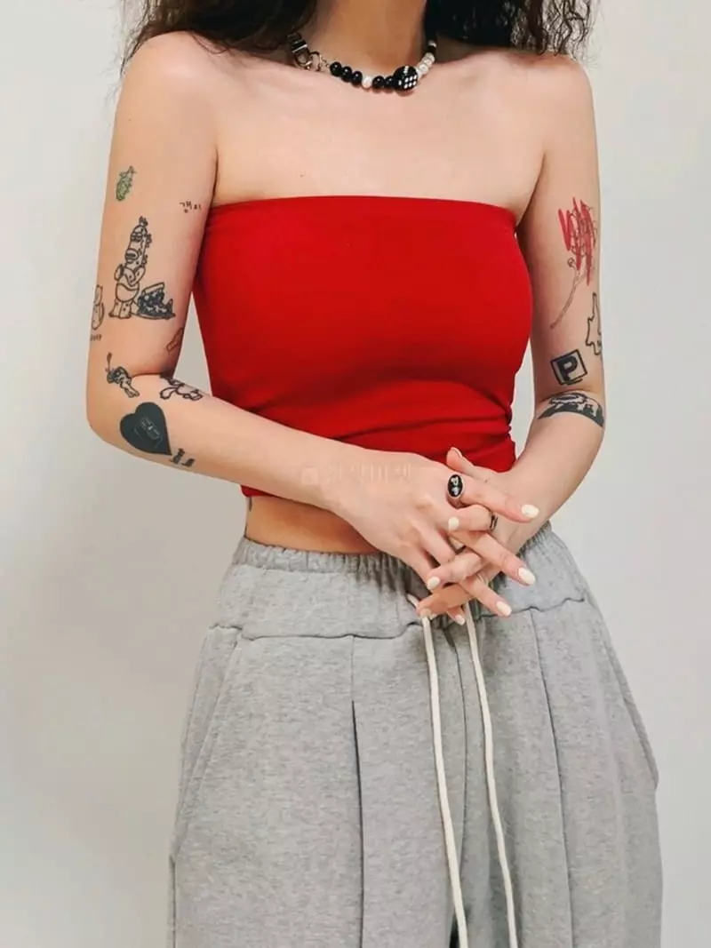 Buckle - Korean Women Fashion - #momslook - Bra Top  - 4