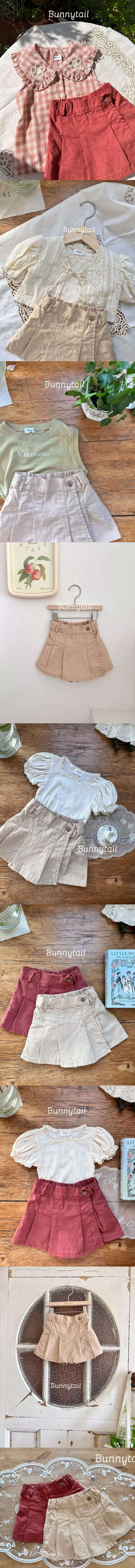 Bunnytail - Korean Children Fashion - #stylishchildhood - Mue Mue Skirt Shorts - 3