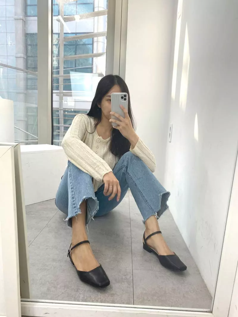 Button - Korean Women Fashion - #momslook - 637 Lovely Sandals Sling Back Shoes - 3