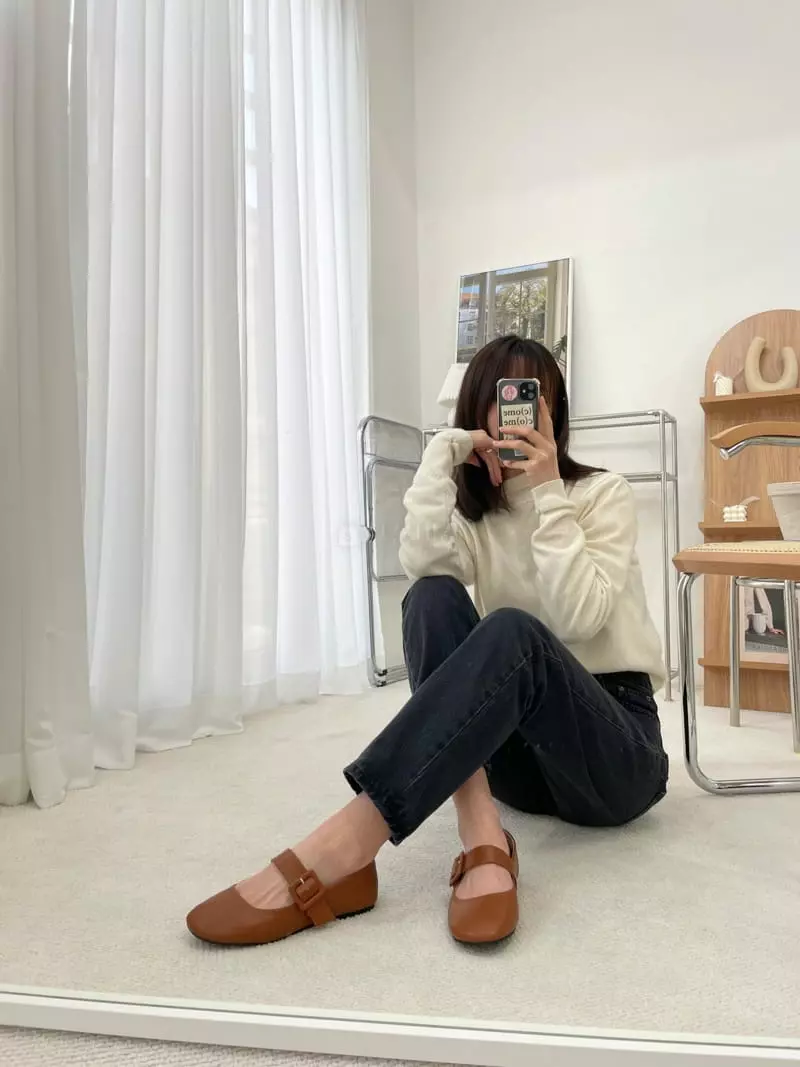 Button - Korean Women Fashion - #womensfashion - 591 Merry Jane Flats - 4