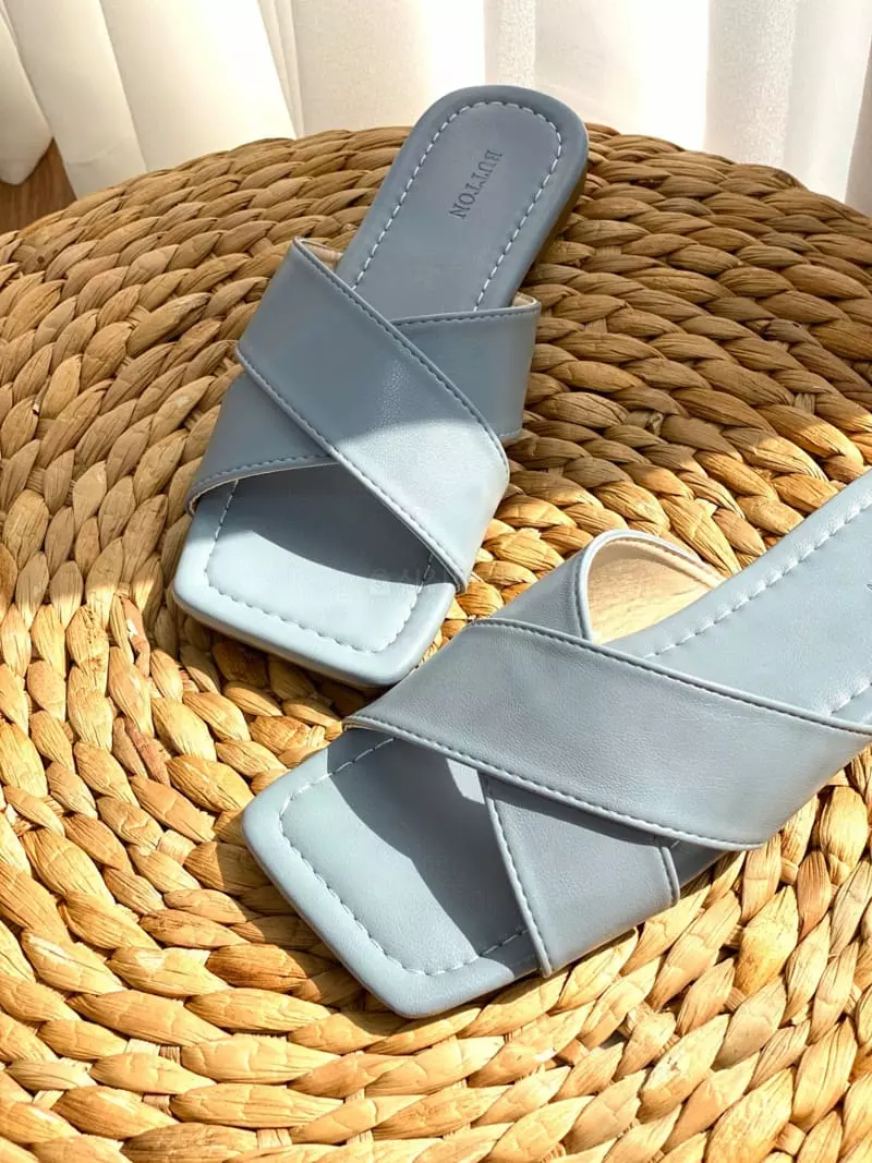 Button - Korean Women Fashion - #momslook - 3013 Nine Slippers - 3