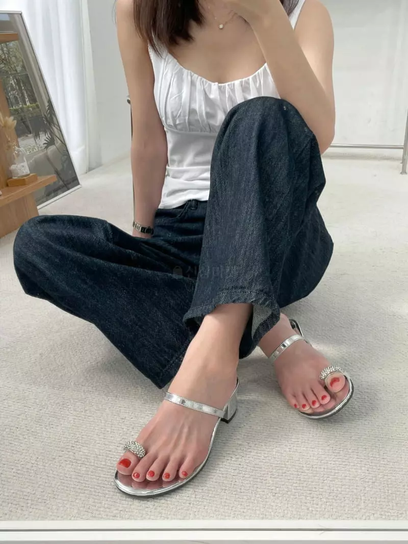 Button - Korean Women Fashion - #momslook - 2129 Flip-Flops - 2