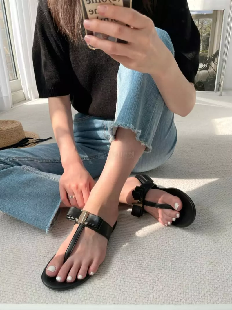 Button - Korean Women Fashion - #momslook - 2121 Sandals