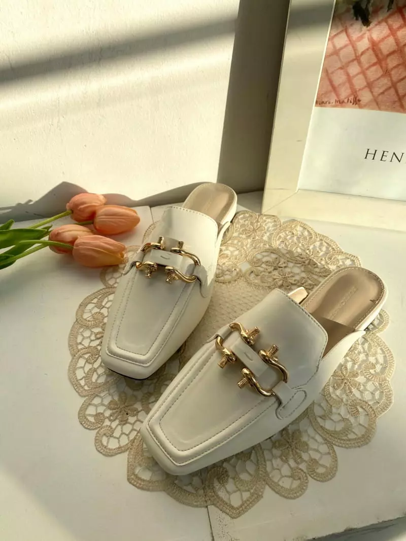 Button - Korean Women Fashion - #momslook - 2087 Bloafer