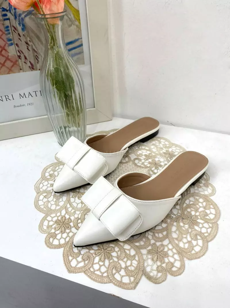 Button - Korean Women Fashion - #momslook - 2070 Cuty Ribbon Bloafer