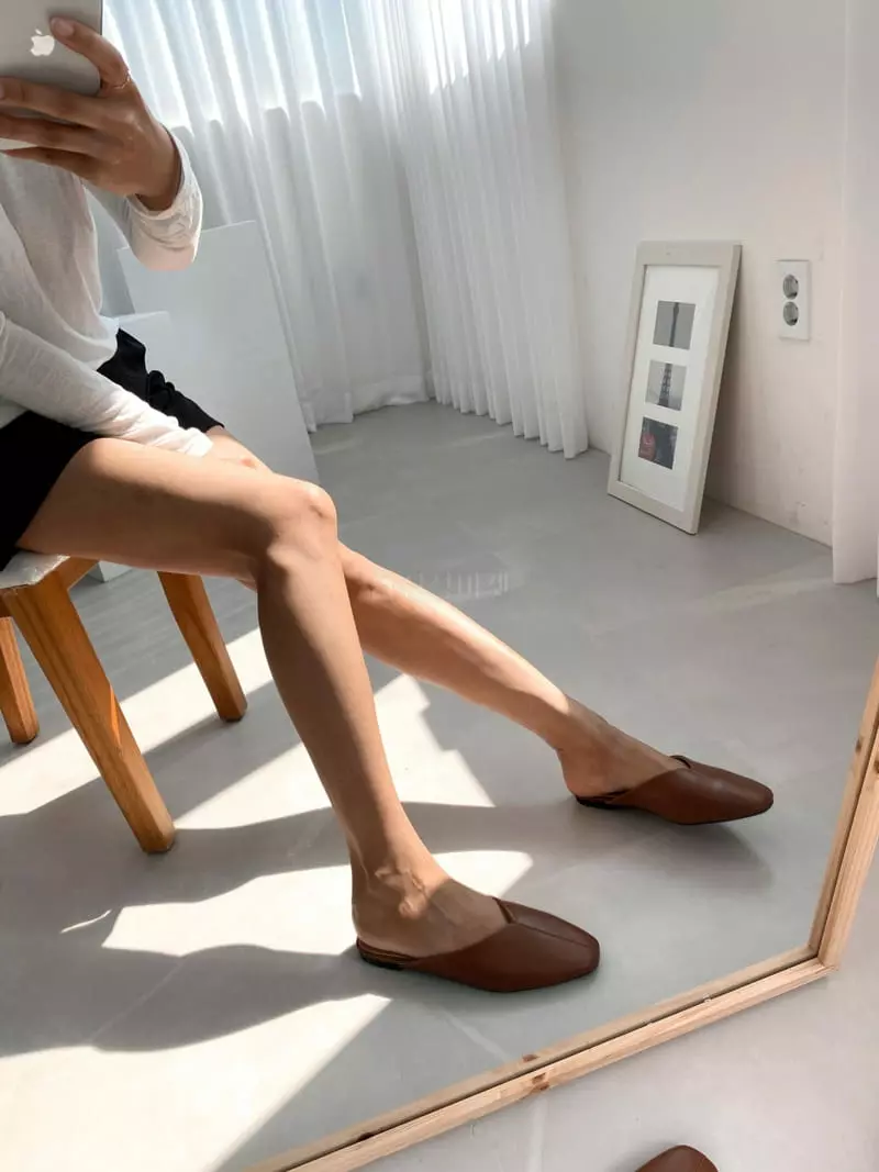 Button - Korean Women Fashion - #momslook - 2031 Stitch Square Bloafer - 3