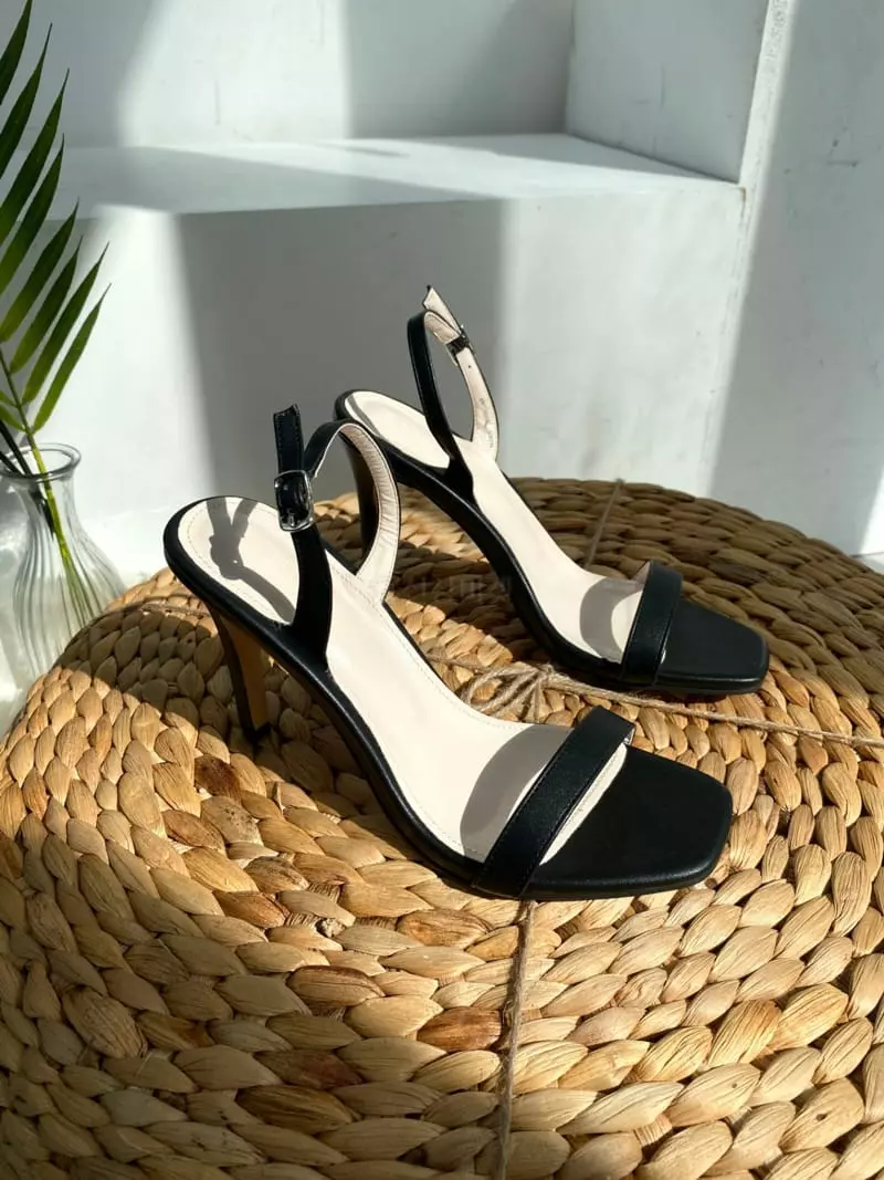 Button - Korean Women Fashion - #momslook - 162 Sandals Heel - 3