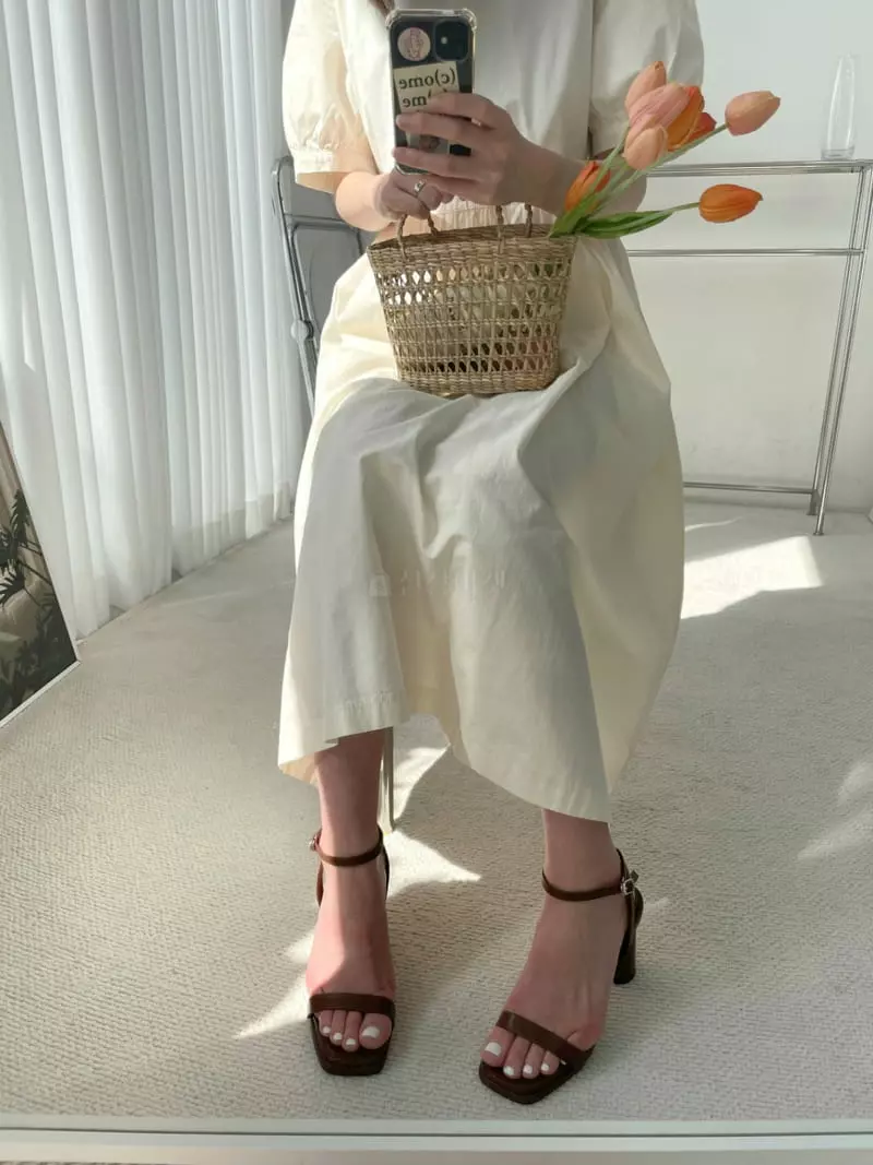 Button - Korean Women Fashion - #womensfashion - 1060 Sandals Heel - 4