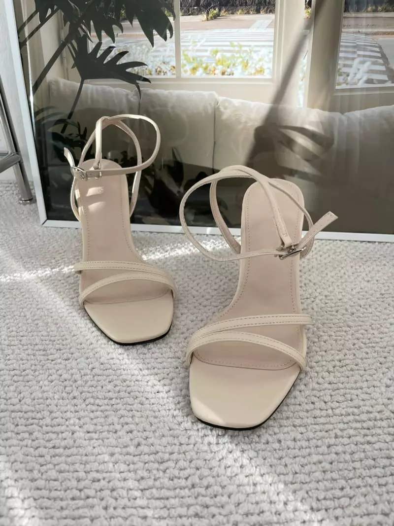 Button - Korean Women Fashion - #momslook - 1059 Sandals Heel - 3