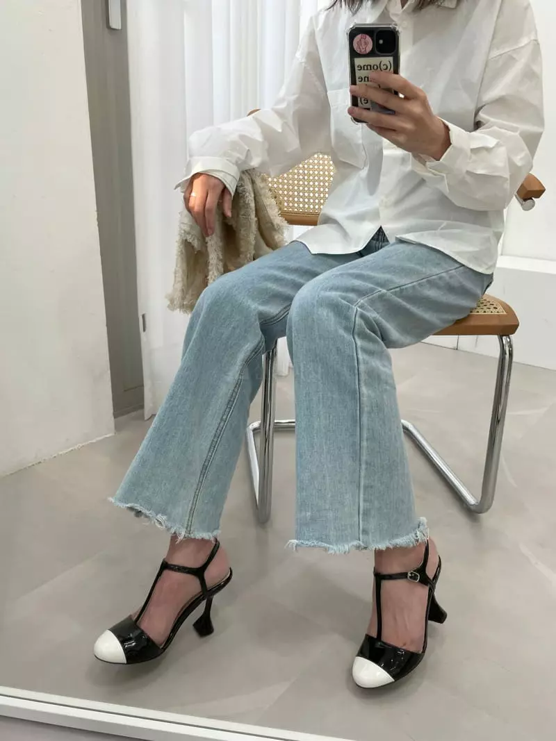 Button - Korean Women Fashion - #momslook - 1056 Strap Heel - 2