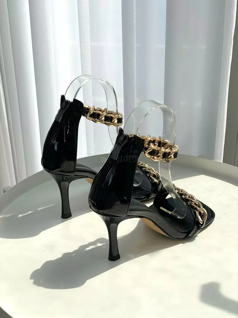 Button - Korean Women Fashion - #momslook - 1044 Sandals Heel - 4
