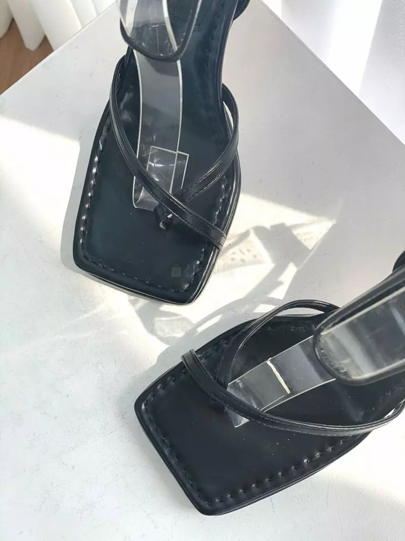 Button - Korean Women Fashion - #momslook - 1038 Sandals Heel - 4