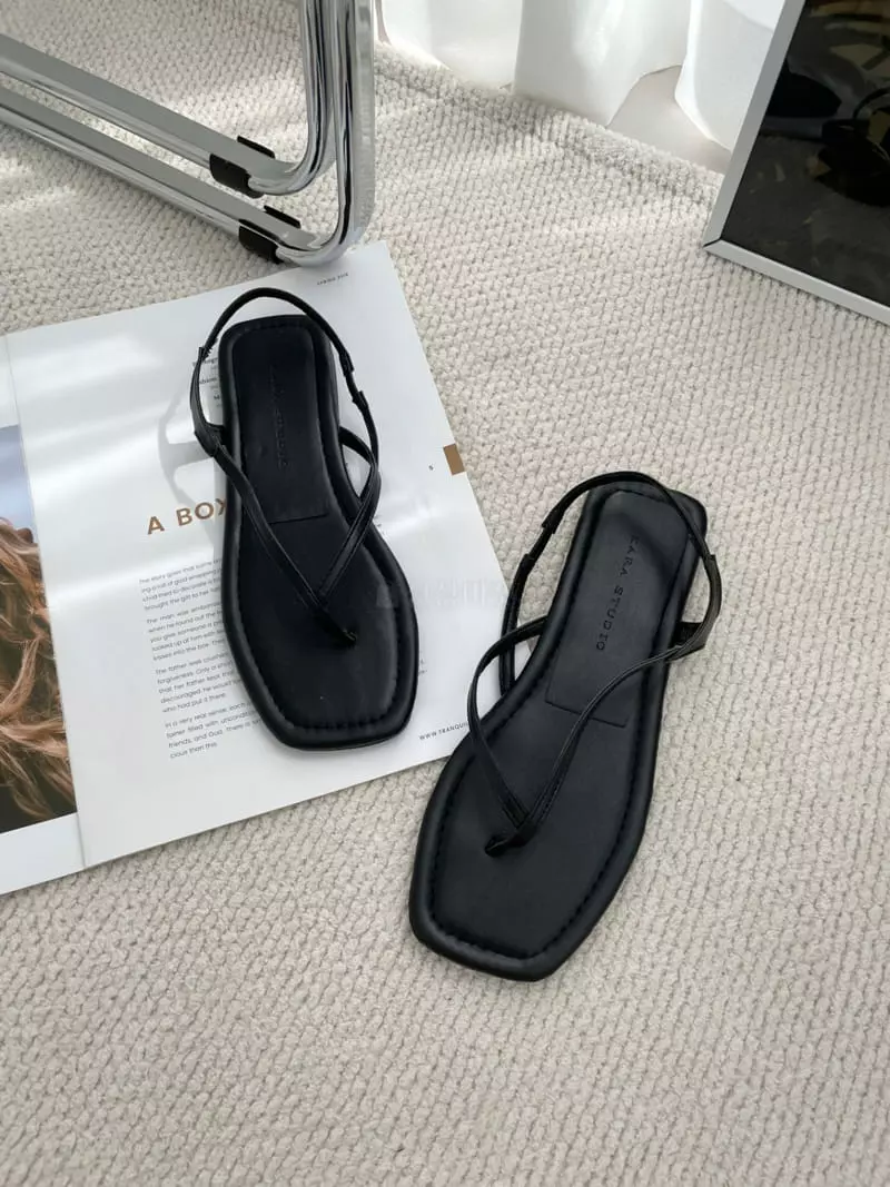Button - Korean Women Fashion - #restrostyle - K0031 Sandals