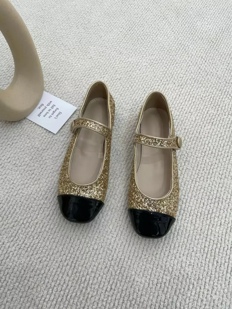 Button - Korean Women Fashion - #restrostyle - 2117 Anamel Flats - 3