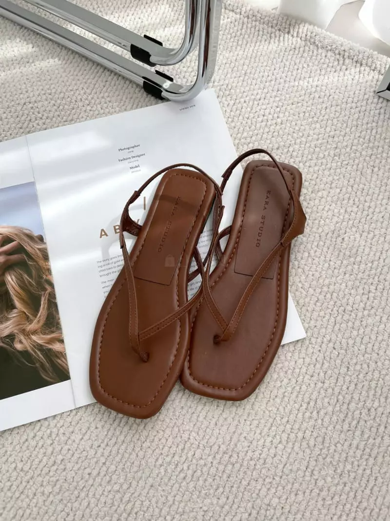 Button - Korean Women Fashion - #romanticstyle - K0031 Sandals - 2