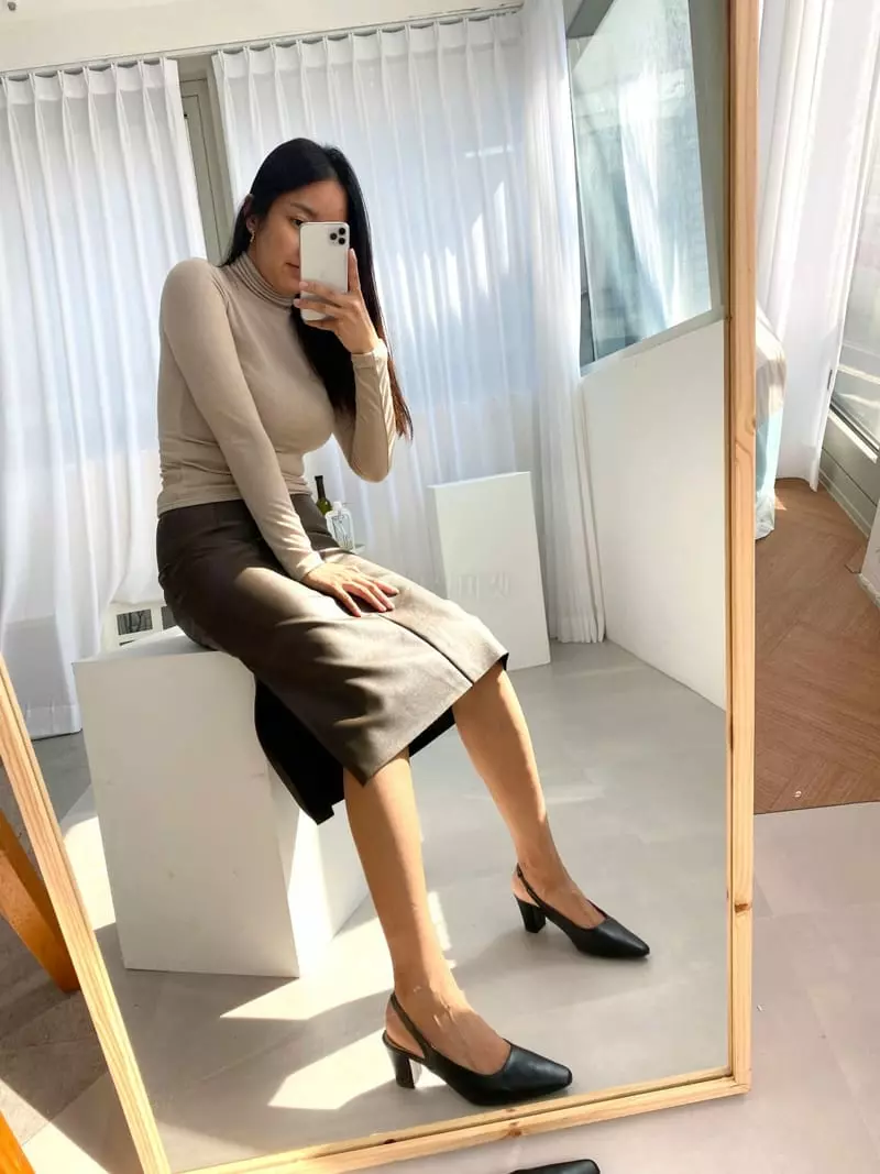 Button - Korean Women Fashion - #romanticstyle - 2108 Madelline Sling Back Shoes