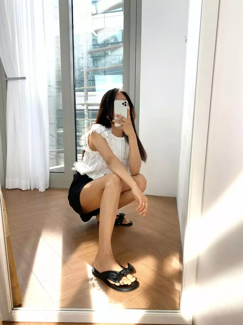 Button - Korean Women Fashion - #thelittlethings - 2102 Rabbit Ribbon Slippers