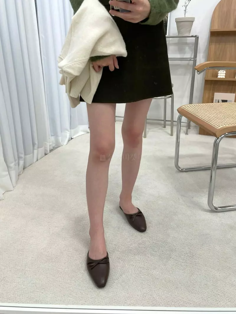 Button - Korean Women Fashion - #vintageinspired - 2119 Ribbon Slippers - 2