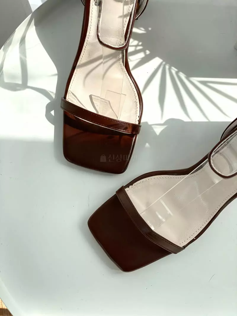 Button - Korean Women Fashion - #womensfashion - 1034 Sandals Heel - 4