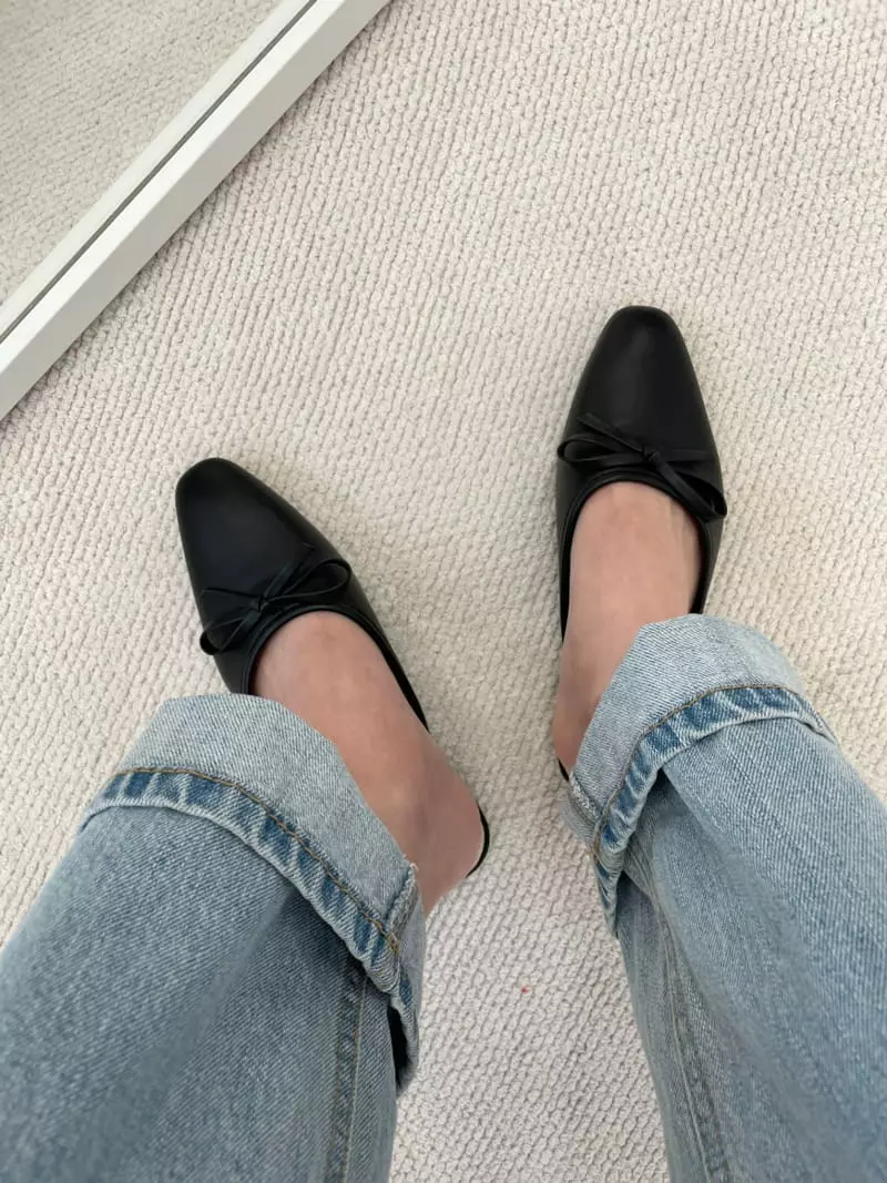 Button - Korean Women Fashion - #vintagekidsstyle - 2119 Ribbon Slippers - 3