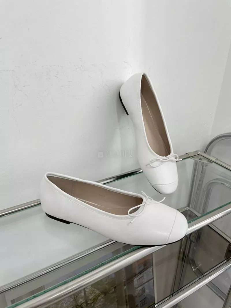 Button - Korean Women Fashion - #vintagekidsstyle - 2118 Ribbon Flats - 2