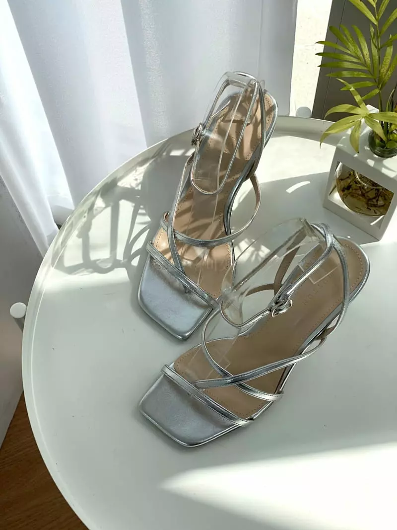 Button - Korean Women Fashion - #vintagekidsstyle - 1009 Sandals Heel