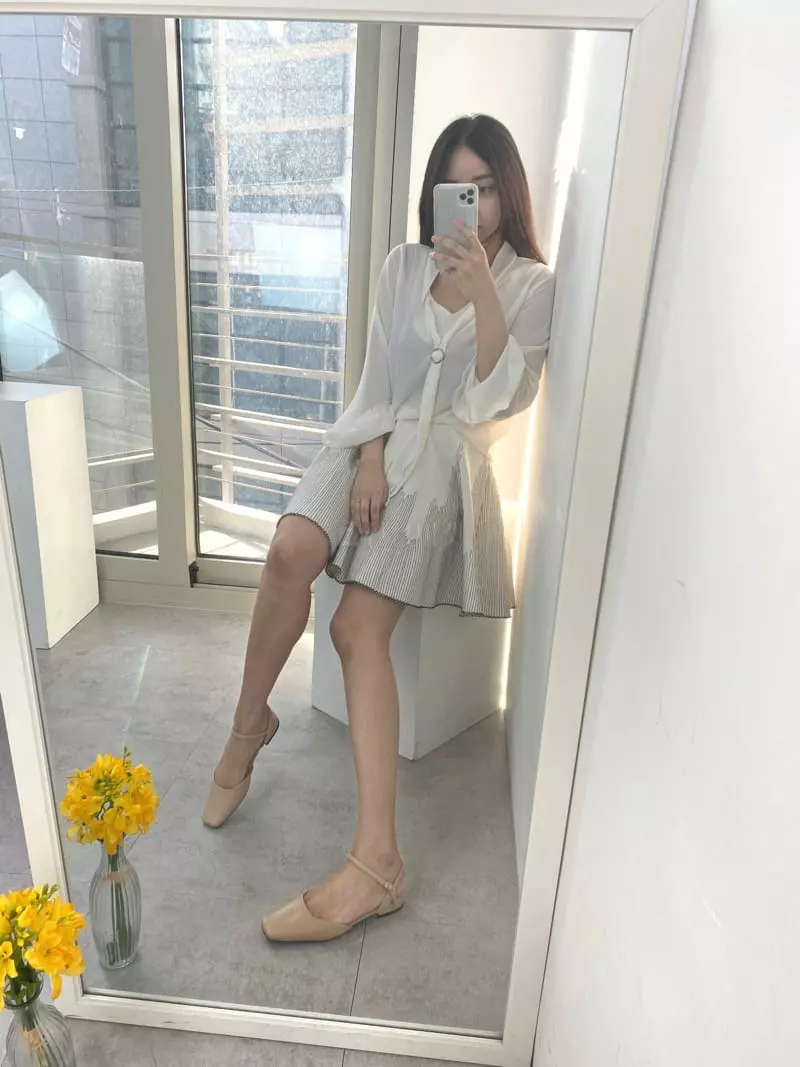 Button - Korean Women Fashion - #momslook - 637 Lovely Sandals Sling Back Shoes - 4