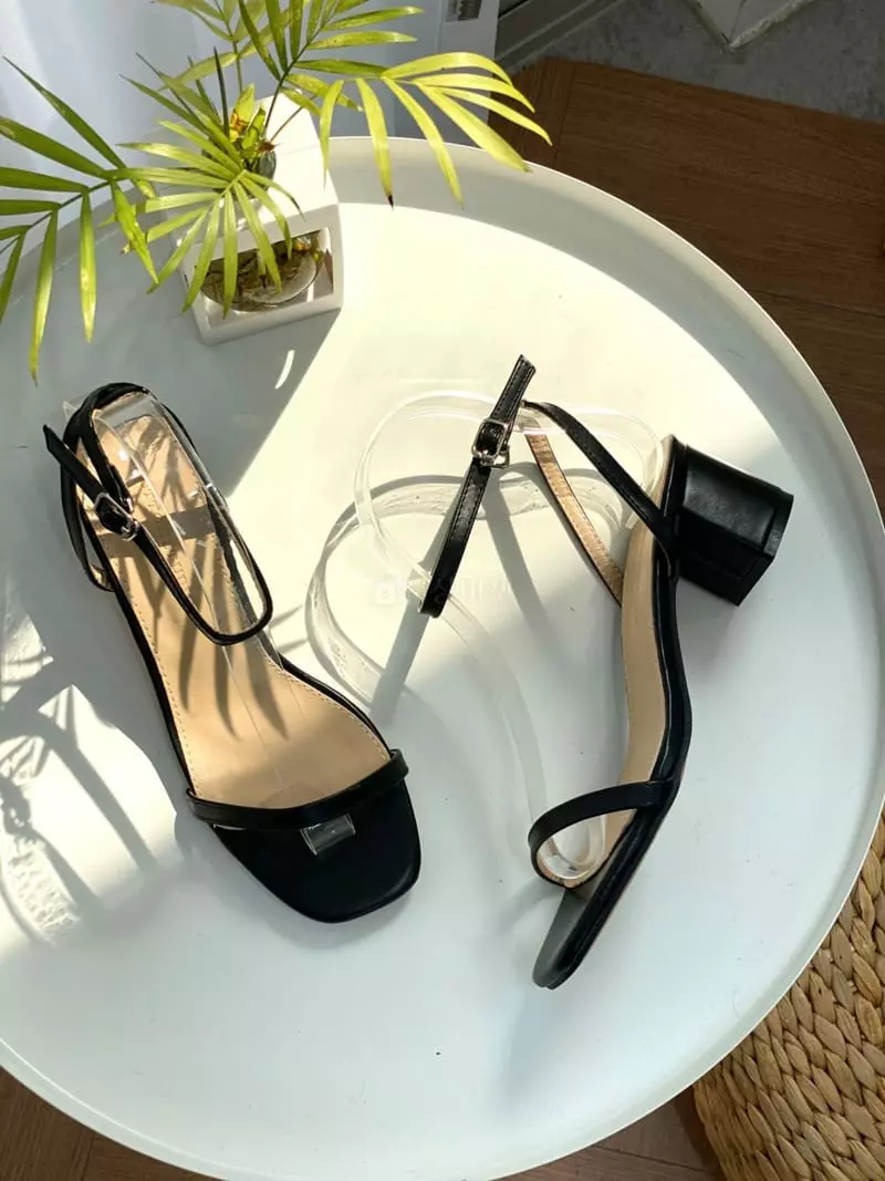 Button - Korean Women Fashion - #womensfashion - 572 Merry Jane Sandals Heel