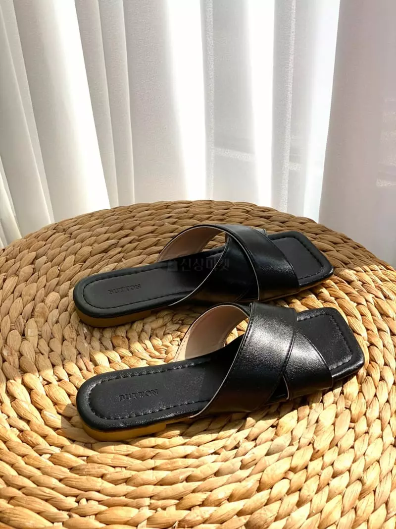 Button - Korean Women Fashion - #momslook - 3013 Nine Slippers - 4