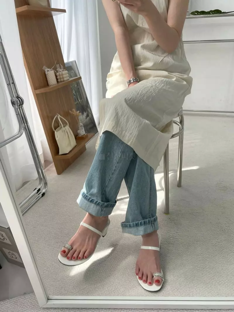 Button - Korean Women Fashion - #womensfashion - 2129 Flip-Flops - 3