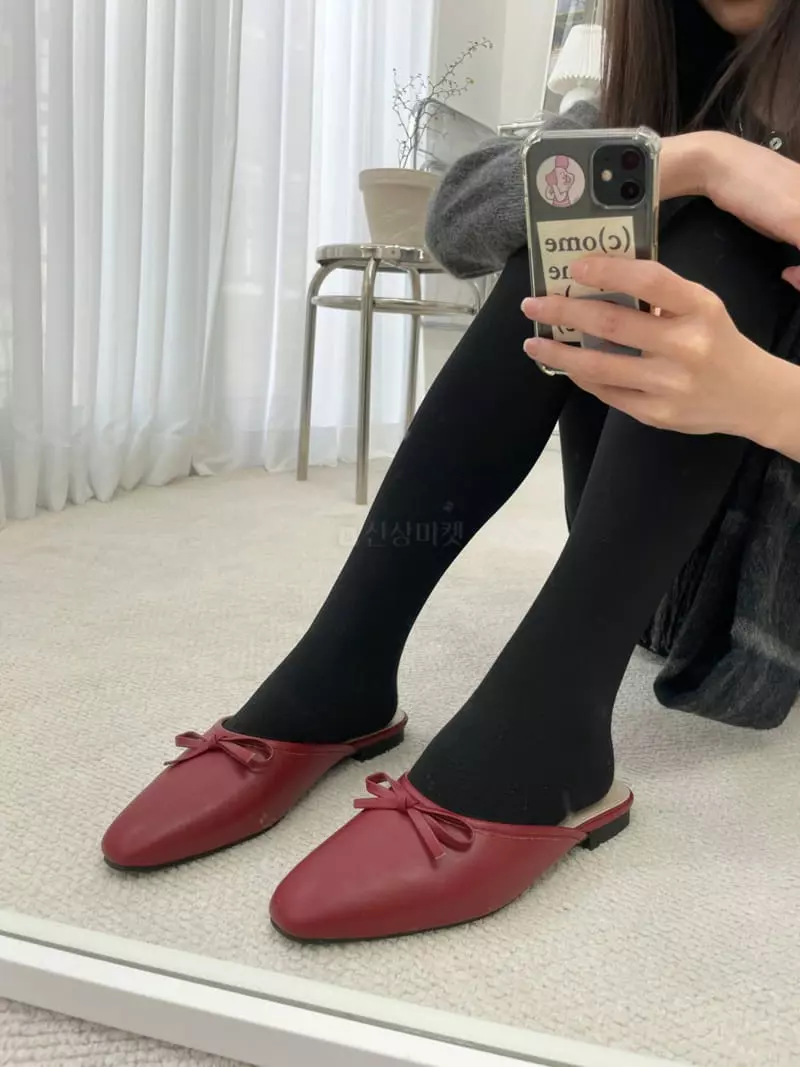 Button - Korean Women Fashion - #womensfashion - 2119 Ribbon Slippers
