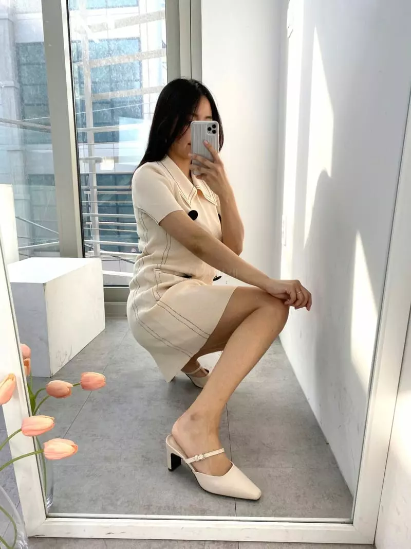 Button - Korean Women Fashion - #womensfashion - 2084 Slim Slippers - 3