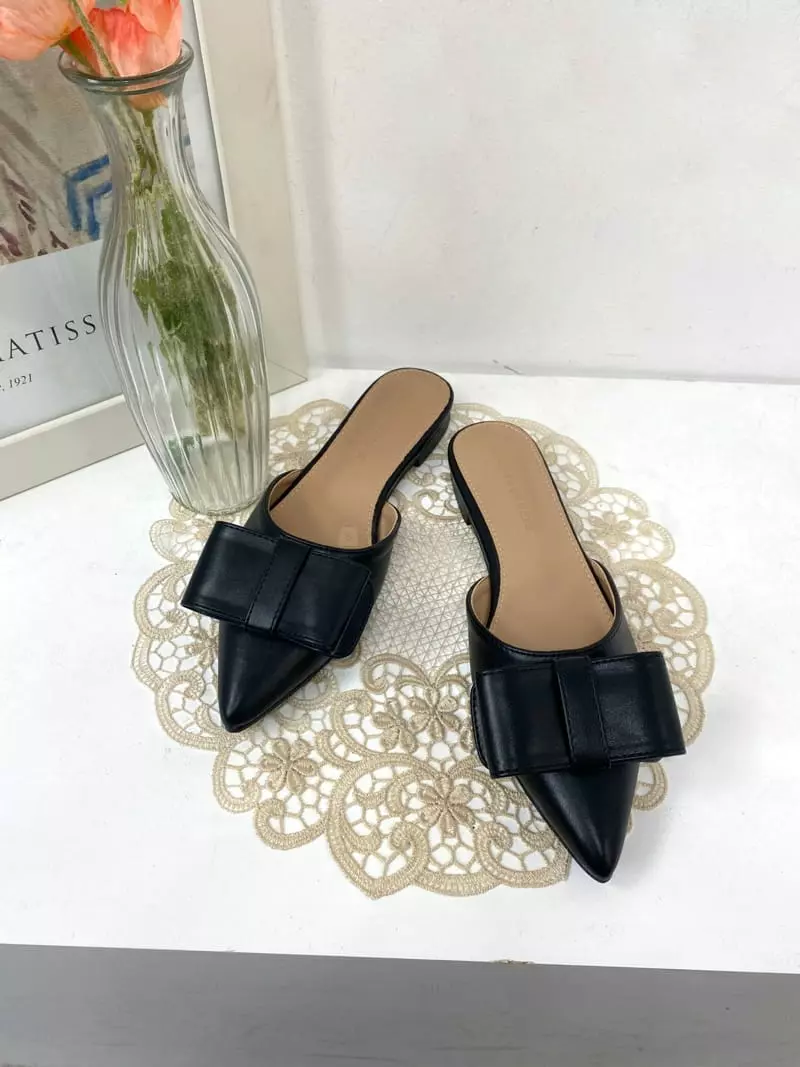 Button - Korean Women Fashion - #womensfashion - 2070 Cuty Ribbon Bloafer - 2