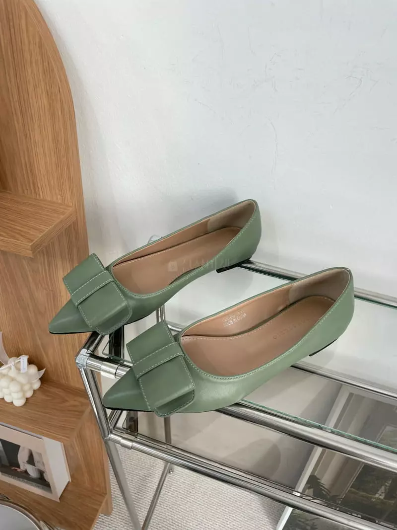 Button - Korean Women Fashion - #momslook - 2066 Cuty Flats - 4
