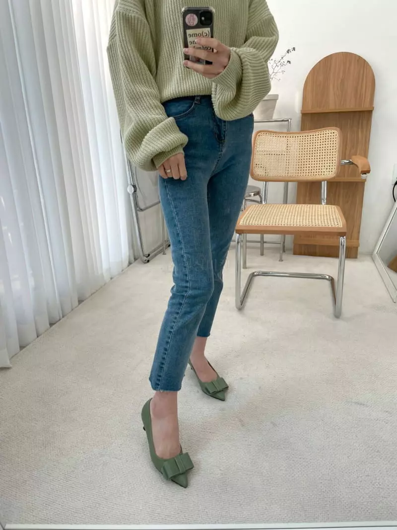 Button - Korean Women Fashion - #womensfashion - 2065 Cuty Middle Heel - 3