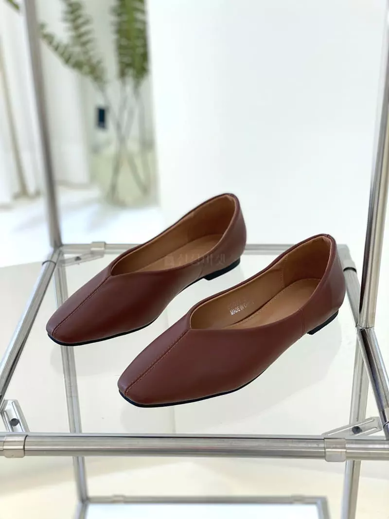 Button - Korean Women Fashion - #womensfashion - 2021 Stitch Square Flats