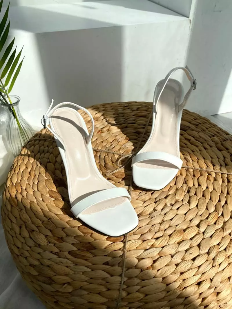 Button - Korean Women Fashion - #womensfashion - 162 Sandals Heel - 2