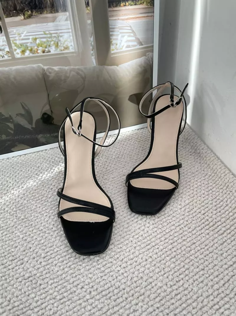 Button - Korean Women Fashion - #womensfashion - 1059 Sandals Heel - 2