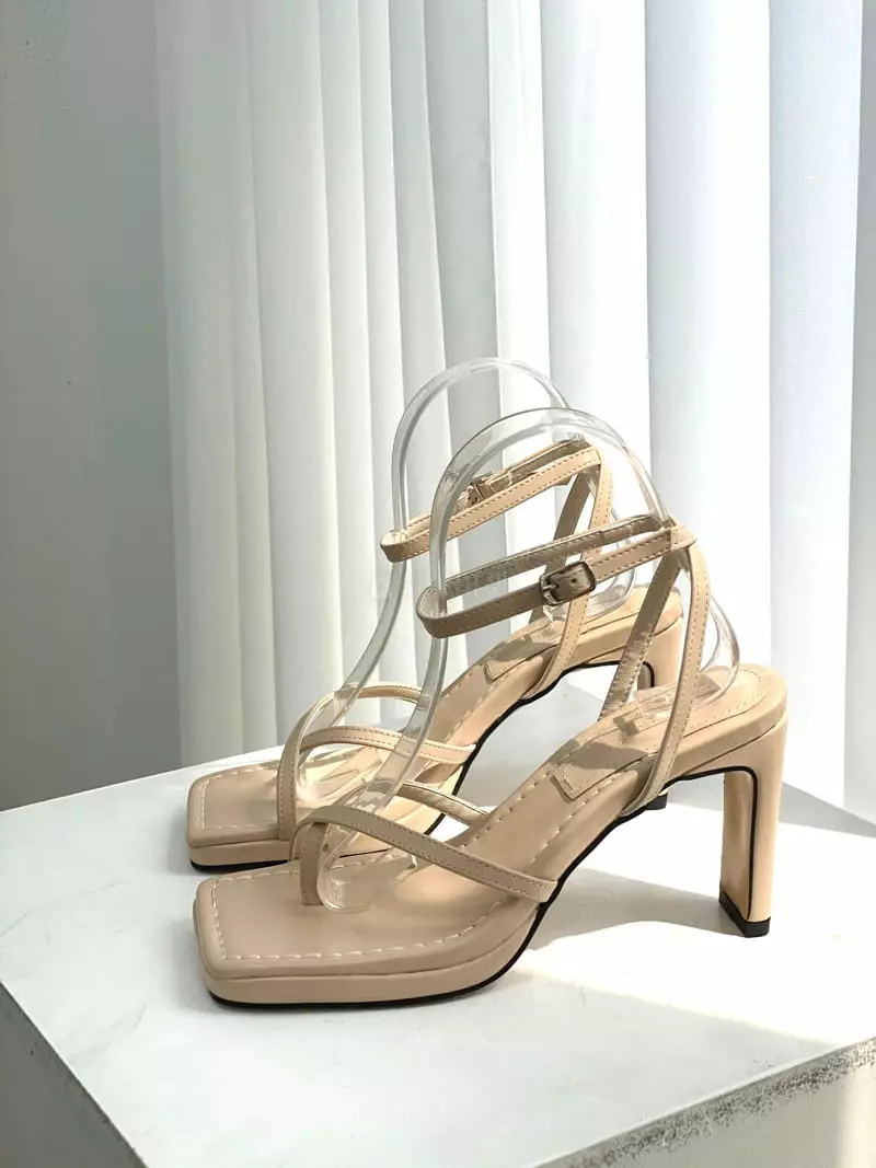Button - Korean Women Fashion - #womensfashion - 1038 Sandals Heel