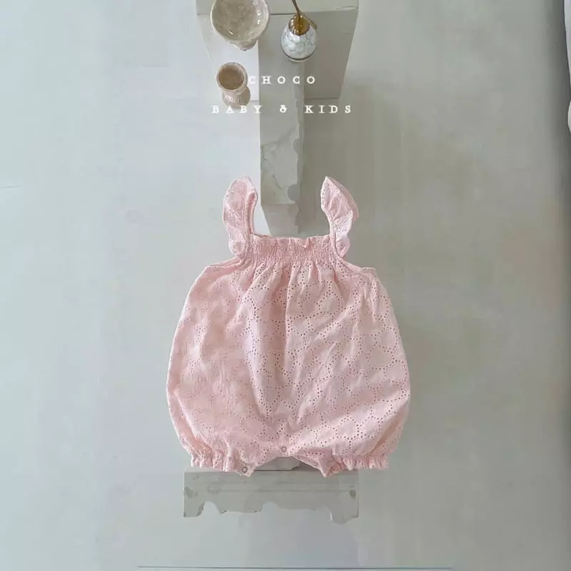 Choco bebe - Korean Baby Fashion - #onlinebabyboutique - Heart Embroidery Bodysuit - 12