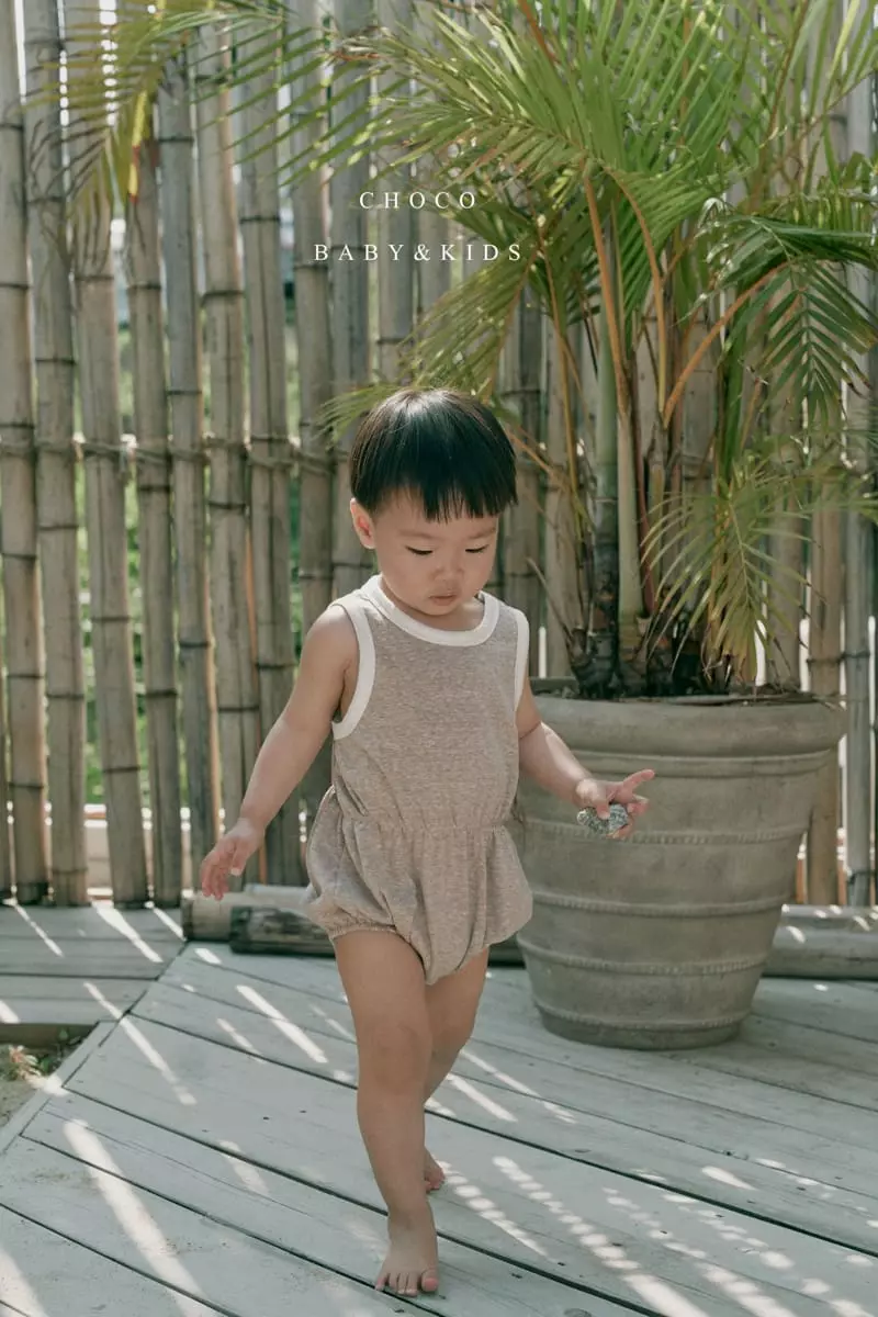 Choco bebe - Korean Baby Fashion - #smilingbaby - Lala Sleeveless Bodysuit - 12