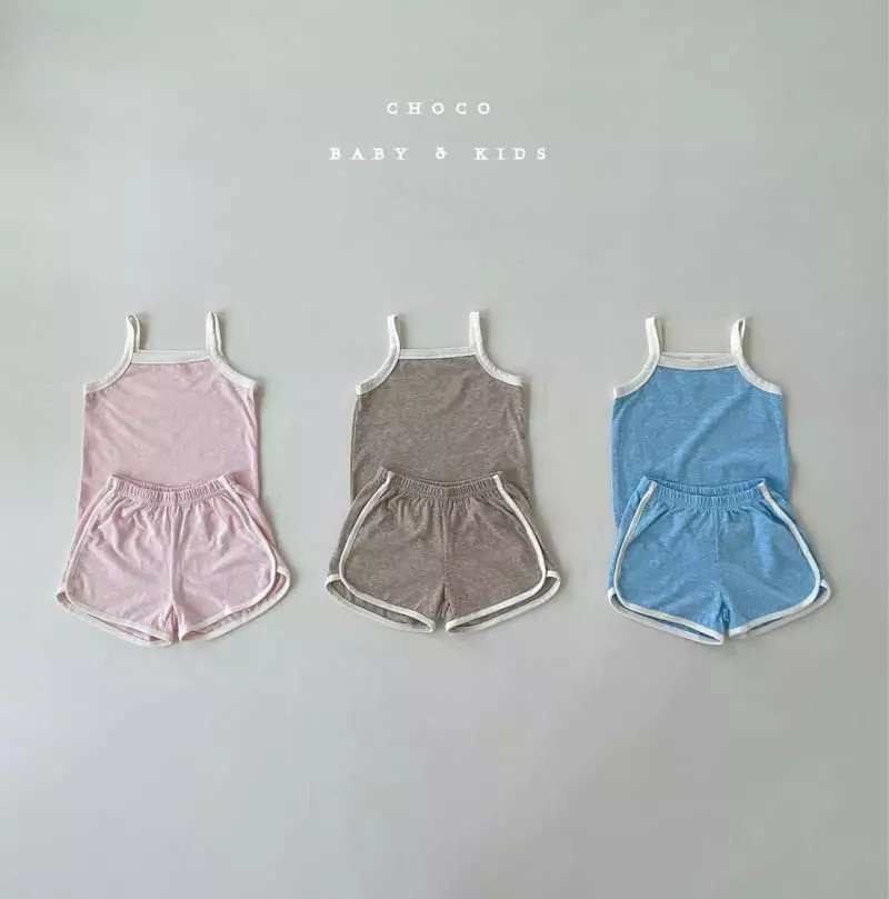 Choco bebe - Korean Children Fashion - #Kfashion4kids - Lala Sleeveless Top Bottom Set - 12