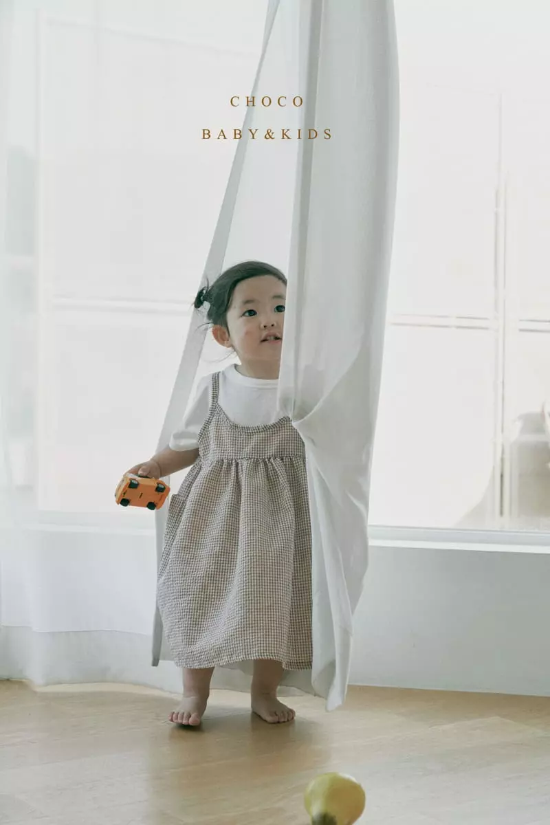 Choco bebe - Korean Children Fashion - #childofig - Banban Sleeveless Pocket One-piece - 9