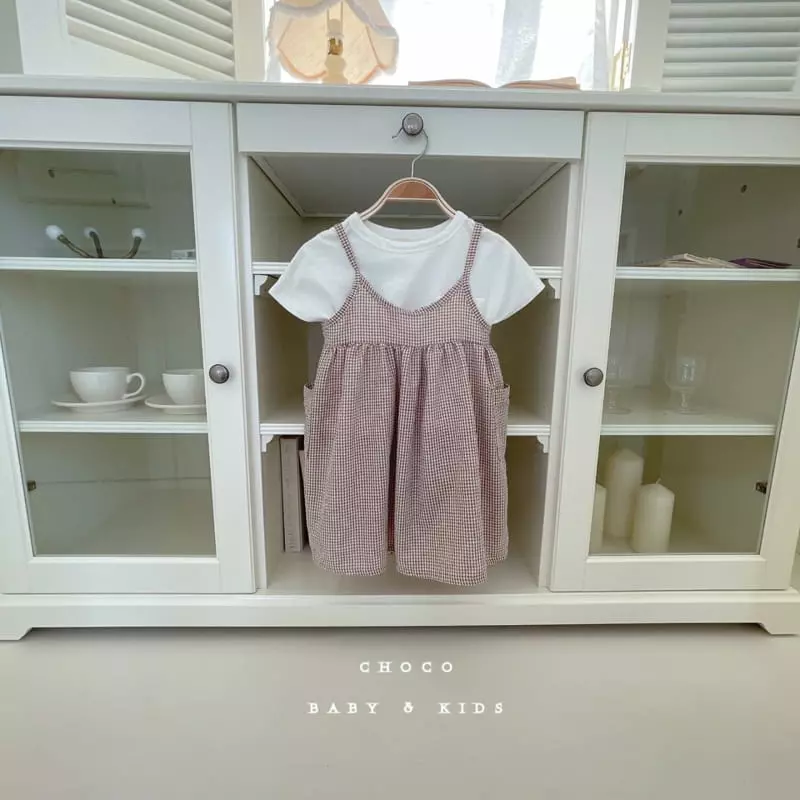 Choco bebe - Korean Children Fashion - #childrensboutique - Banban Sleeveless Pocket One-piece - 10