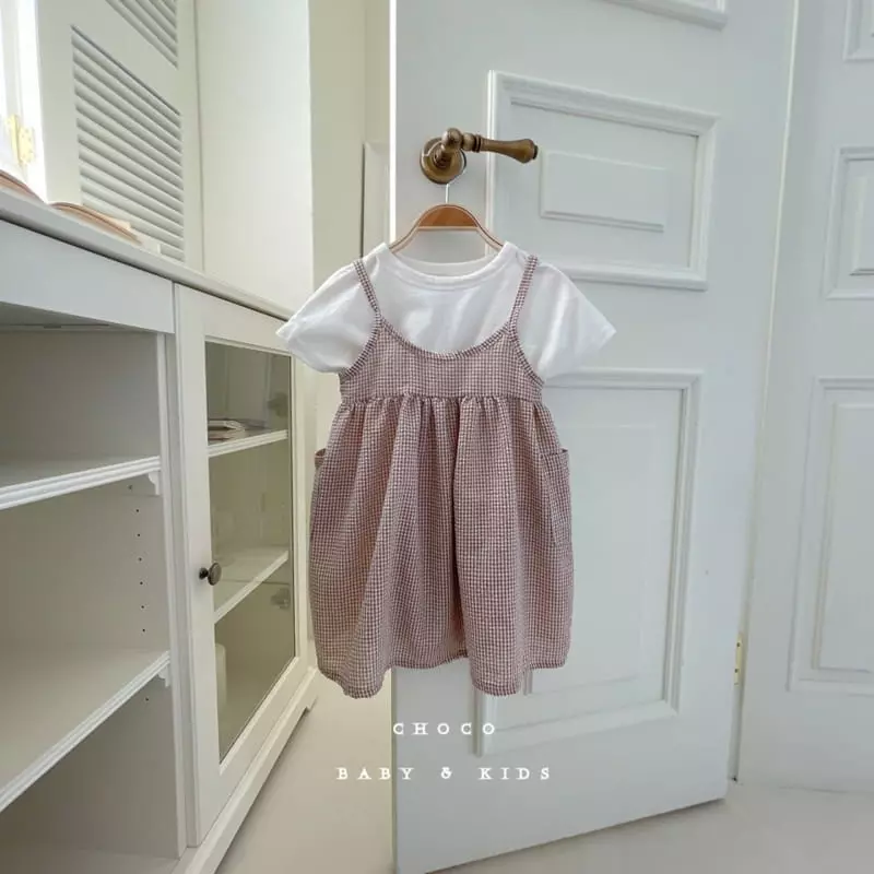 Choco bebe - Korean Children Fashion - #designkidswear - Banban Sleeveless Pocket One-piece - 11