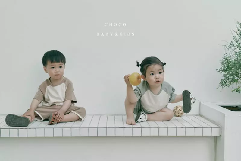 Choco bebe - Korean Children Fashion - #discoveringself - Boodle Raglan Top Bottom Set - 8